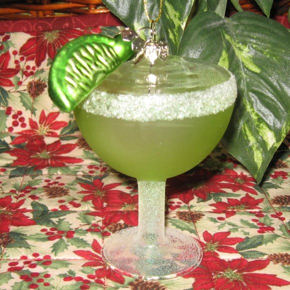 Sur La Table Holiday Sur La Table Margarita Lime Christmas Ornament
